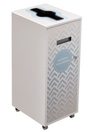 LOUNGE Poubelle de recyclage 87L #NILO87P7MRBLA