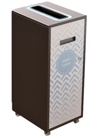 LOUNGE Poubelle de recyclage 87L #NILO87P7PCNOI