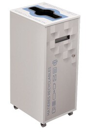 LOUNGE Poubelle de recyclage 87L #NILO87P8MRBLA
