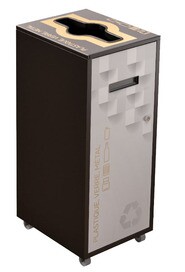 LOUNGE Poubelle de recyclage 87L #NILO87P8PVMNOI