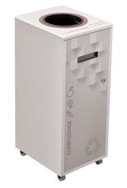 LOUNGE Station de recyclage pour les matières organiques 58L #NILO58MOP8BLA