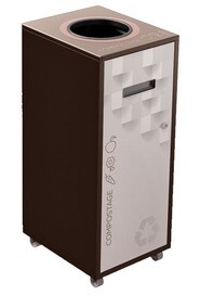 LOUNGE Station de recyclage pour les matières organiques 58L #NILO58MOP8BRU