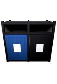 VISION Mixed Recycling Station 90 Gal #BU105300000