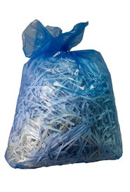 35" x 47" Sacs à ordures Bleu #GO354708BLE