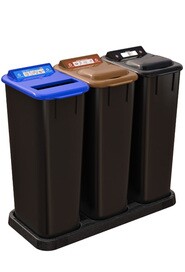 MOBILIA Îlot de récupération du recyclage à 3 voies 58L #NIMO58030P4