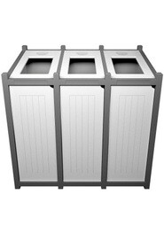 VENTURE Station de recyclage triple personnalisable 69 gal #BU137243000