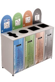 MULTIPLUS 4-Stream Recycling Station 87L #NIMU8704P3BLA