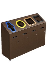 TRANSIT 4-Stream Recycling Station 87L #NITR8704BRU