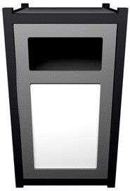 VISION Outdoor Waste Container with Panel 45 Gal #BU105294000
