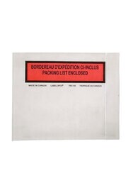 Bilingual adhesive envelope for packing slip #EC006410090