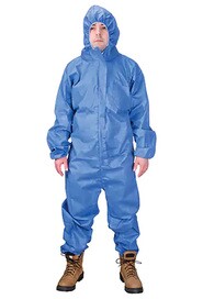 Hooded Coveralls made with SMS polypropylene #TQSGX195000