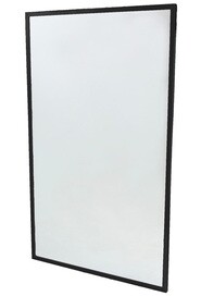 Miroir droit avec cadre noir, 24" x 36" #FR945243600