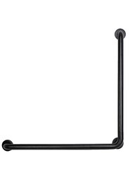 Barre d'appui en "L" en acier inoxydable, noir #FR1003BLK30