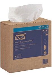 TORK 450175 Chiffons en papier blanc ultra-résistant, boîte pop-up #SC450175000