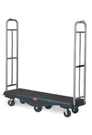 Chariot de manutention avec plateforme Rubbermaid 9T56 StockMate #RB009T56NOI