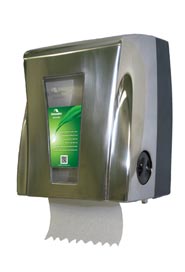 Touchless Stainless Steel Roll Towel Dispenser Tandem #PW001371000