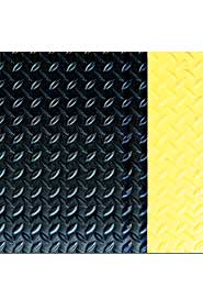 Anti-Fatigue Mat WORKERS-DELIGHT DECK PLATE #MTWDR3424YB