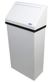 Frost Wall-Mounted Epoxy Trash Can with Hinged Lid #FR0303NL000