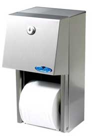 165 Frost Double Toilet Tissue Dispenser #FR000165000