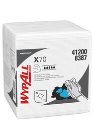 Wypall X70 White Quaterfold Medium Duty Cleaning Cloths #KC041200000
