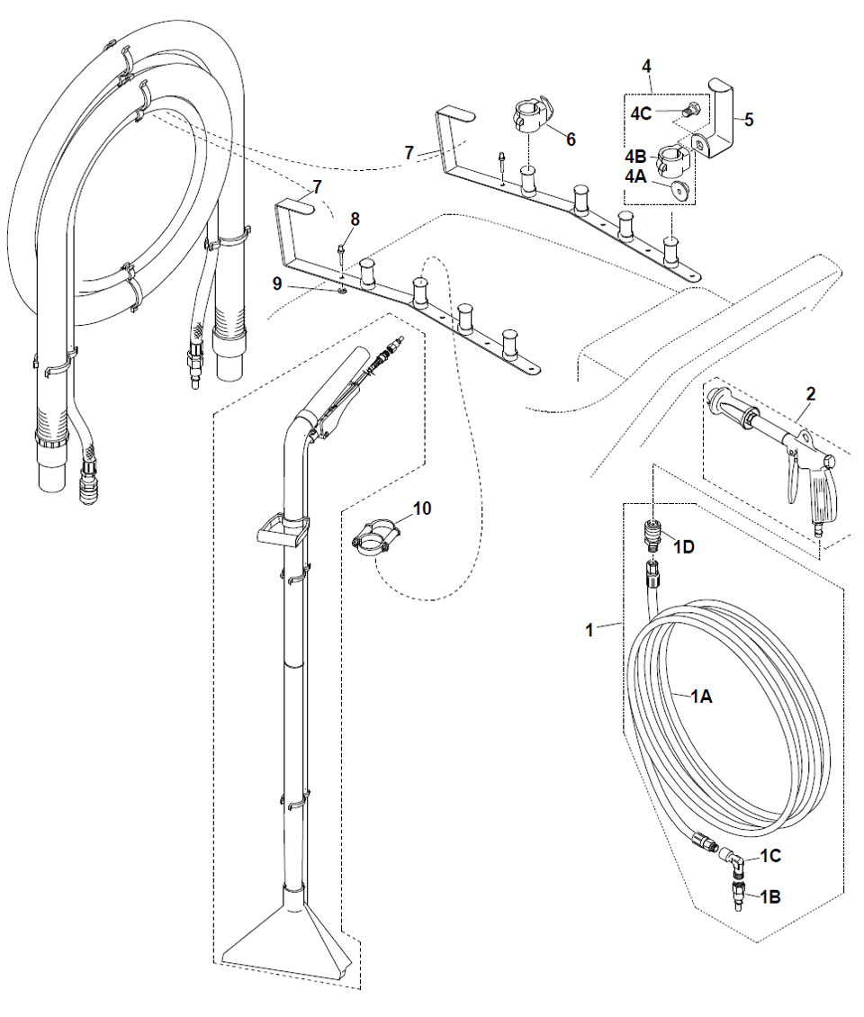 Extracteur à tapis AVB 9X 8025193, #NA802519300