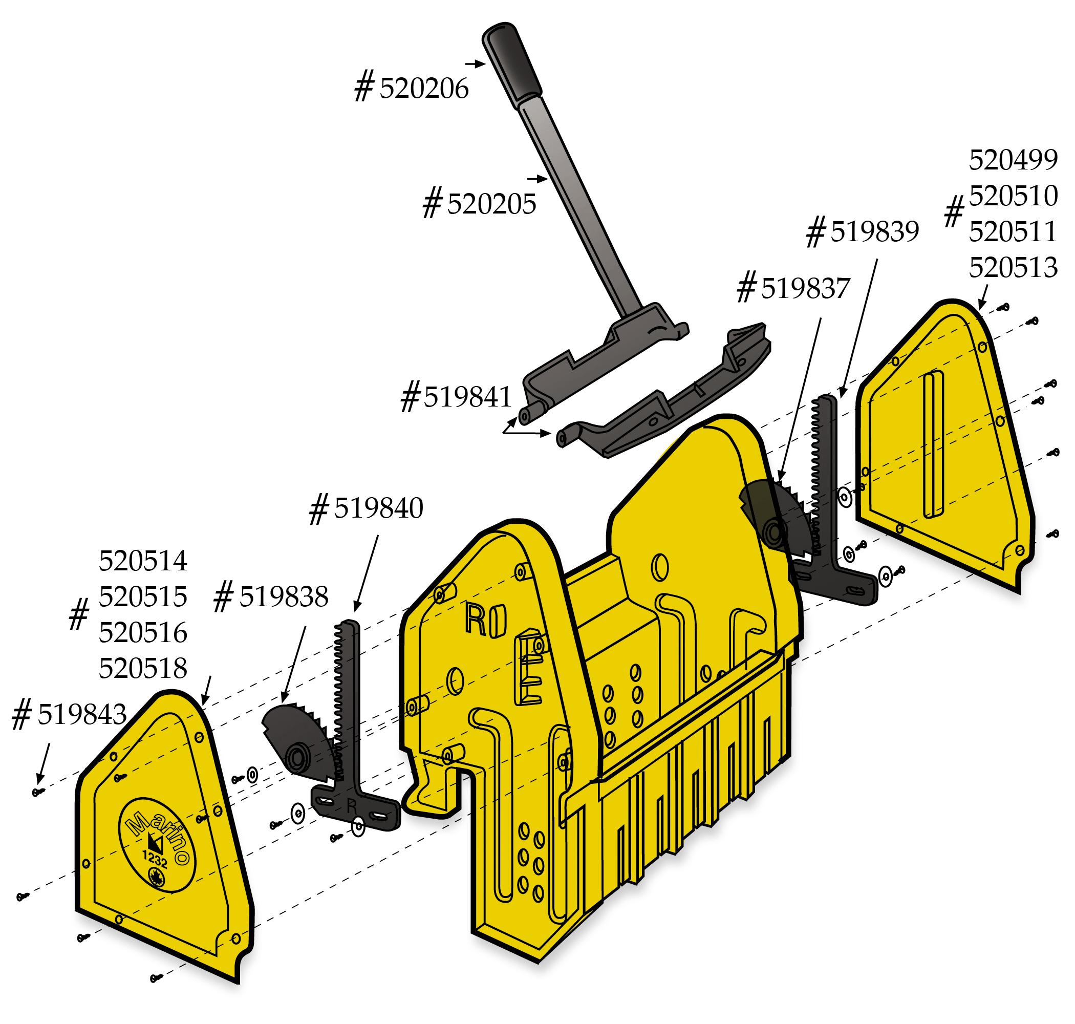 Mop shop bucket accessories