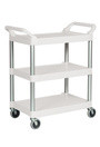 Utility Cart 3 Shelves 3424-88 with Swivel Casters #RB342488CRE