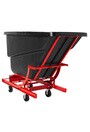 Chariot auto basculant sur rail 1 verge cube Rubbermaid 1059 #RB105943NOI