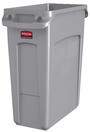 SLIM JIM Waste Container with Venting Channels 23 gal #RB354060GRI