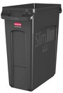 SLIM JIM Waste Container with Venting Channels 23 gal #RB354060NOI