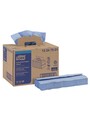 Tork Handy Box Chiffons en papier industriel en boîte pop-up, bleu #SC132475000