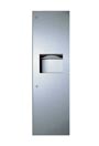 Wall Built-in 56'' Paper Dispenser and Waste Receptacle Combo Unit Bobrick B-3900 TRIMLINE #BOB39003000