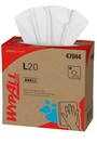 Wypall L20 Chiffons de nettoyage en boîte pop-up blanc #KC047044000
