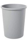 2947 Untouchable Round Wastebasket 11 gal #RB002947GRI