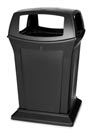 9173 RANGER Outdoor Waste Container with 4 Side Openings 45 gal #RB917388NOI