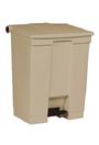 LEGACY Poubelle à pédale en plastique 18 gal #RB006145BEI