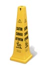 Cône de sécurité trilingue 36" #RB006276JAU