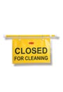 Bilingual Hanging Sign "Closed for Cleaning" #RB009S15JAU