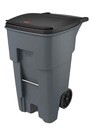 9W21 BRUTE Poubelle sur roue 65 gal #RB009W21GRI