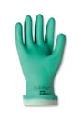 Gants en nitrile 13", 15 mils. Verts au fini gauffré Sol-Vex #TR037175008