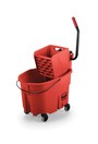 Side Press Bucket & Wringer Combo WaveBrake, 8.75 gal #RB758888ROU