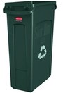 SLIM JIM Organic Waste Recycling Container 23 Gal #RB354007VER