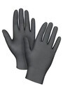 Gants en nitrile noir 4 mil sans poudre #TQSAL084000