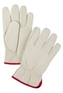 Gants de conducteur, Paume en Cuir fleur de vache, Molleton #TQSFV198000