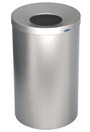 310-J Round Stainless Steel Waste Receptacle with Lid 54 gal #FR00310J000