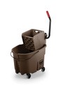 Side Press Bucket & Wringer Combo WaveBrake, 8.75 gal #RB758088BRU