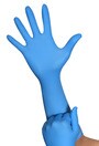 Gants en nitrile bleu 8 mils avec manche long et sans poudre #SE0DN10800M