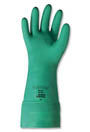 Gants en nitrile 22 mils. Verts au fini gauffré Sol-Vex #TQSAX997000