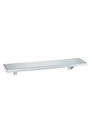 Stainless steel wall shelf for bathrooms #BO295X18000