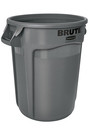 BRUTE 2632 Waste Container with Venting Channels, 32 gal #RB002632GRI